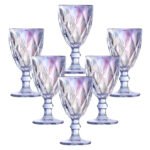 Jogo Taças Vidro Diamond Furta Cor 300ml C/6