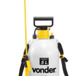 Pulverizador Lateral 5 Litros, Com Compressão Prévia, Vonder Amarelo