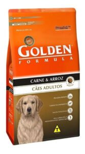 Ração Seca Golden Cães Adulto Carne e Arroz 15kg