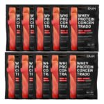 10x Sachê Whey Protein Concentrado 30g Dux Sortido Sabor Multisabor