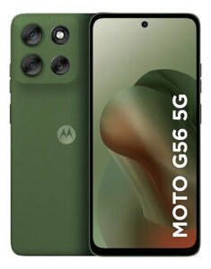 Smartphone Motorola Moto G56 5g – 256gb 16gb (8gb Ram+8gb Ram Boost) Camera 50mp Sony Lytia 600 certificado de Ultrarresistencia Militar e Ip68 + Ip69 – Verde