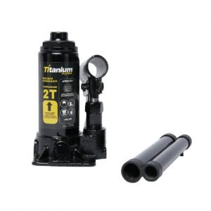 Macaco Hidraulico Portátil Tipo Garrafa 02 Toneladas – Titanium Platina