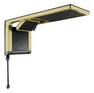 Chuveiro Acqua Duo Preto/matte Gold 7800w Preto/matte Gold 7.8 Kw