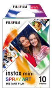 Kit 10 Filmes Foto Poses Camera Instantânea Instax Mini 11 9 Spray