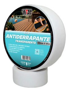Fita Adesiva Antiderrapante Lixa Transparente 50 mm X 05 metros Escadas, Rampas, Piso Escorregadio e Segurança