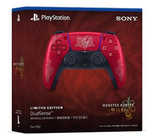 Controle Playstation 5 Dualsense Monster Hunter Wilds Red