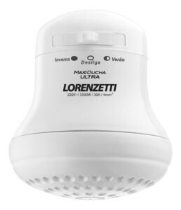 Chuveiro elétrico de parede Lorenzetti Maxi Ducha Ultra branco 3.2kW 220 V