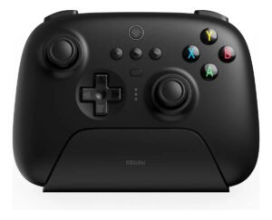 Controle Gamepad 8BitDo Ultimate Wireless 2.4G Sem Fio Preto com Dock de Carregamento