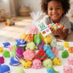 Kit 50 Squishy Mochi Bichinhos De Apertar Brinquedo Sensorial Antiestresse Relaxante Macio Para Crianças E Adultos Diversão Criativa Ideal Para Presentes Festa Lembrancinhas Brasiliana Tech