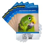 Papel Fotográfico Adesivo A4 Glossy 115g 100 Fls Masterprint Verde
