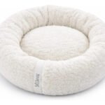 Cama De Gato Caminha Nuvem Ninho Pet Soft Redonda 50x50cm Cor Sherpa