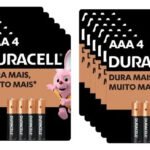 Kit 48 Pilhas Alcalina Duracell Palito Aaa (12x4un)