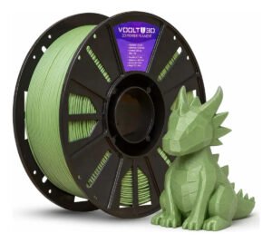Filamento Pla Verde Oliva Velvet Aveludado 1kg Para Peças Voolt3D Fabricação Nacional