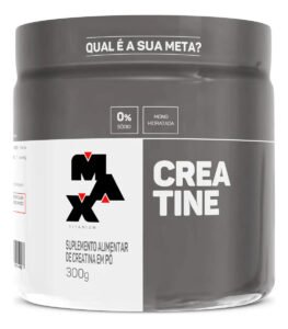 Kit 10 Unidades Creatina 300g Creatina Monohidratada Max Titanium Sem Sabor Alta Pureza