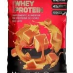 Whey Concentrado 80% Whey Protein – Growth Supplements Sabor Caramelo