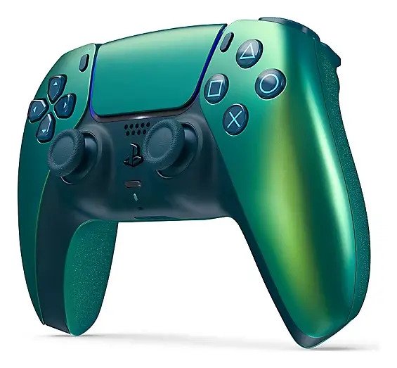 Controle sem fio DualSense Chroma Teal PS5 Sony CFI-ZCT1W cor verde