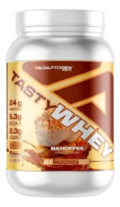 Whey Tasty 900g Adaptogen Science Sabor Banoffee