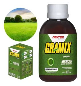 Gramix Herbicida Seletivo Eficaz Gramado Grama Jardim 100ml
