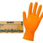 Luvas Segurança Sensiflex Grip Reforçada Laranja Danny Tamanho M