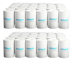 Kit 120 Bobinas 80×40 Papel Impressora Automação Comercial Branco
