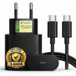 Carregador Turbo de Parede Boyu Cell com Cabo USB-C para Samsung e Motorola