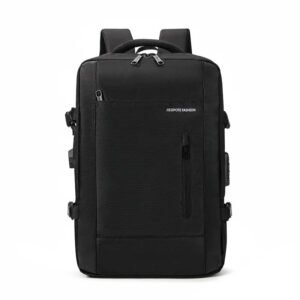 Mochila, para homens e mulheres, com fecho de senha, capacidade expandível de 30 a 42 L, impermeável, reforçada, ideal para viagens diárias e negócios, pode acomodar um laptop de 15,6 polegadas