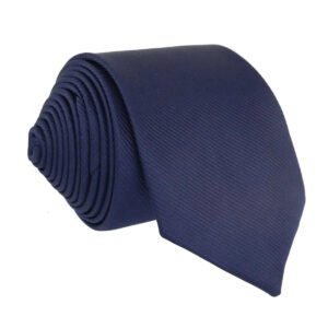Gravata Masculina Premium Tradicional Padrinhos Casamento Noivos Semi Slim Várias Cores Azul-marinho