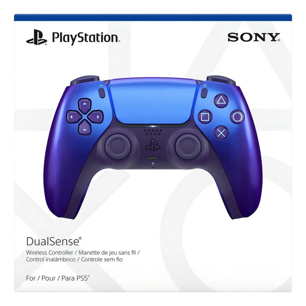 Controle Sem Fio Dualsense Playstation 5 Chroma Indigo Cor Azul
