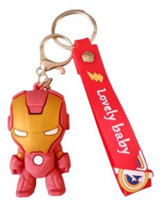Chaveiro Com Boneco Homen De Ferro Marron Vermelho