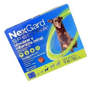 Nexgard Spectra 7.5 A 15 Kg Cachorro Azul