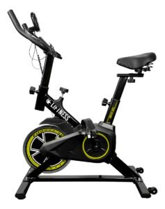 Bicicleta Ergométrica Spinning Sp50 Preto E Vermelho Cor Amarelo