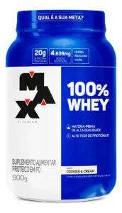 100% Whey Protein Concentrado 900g Cookies & Cream