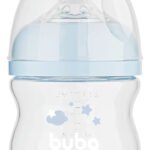 Mamadeira Easy Flow Nuvem Bebê 2 Meses Free Bpa Buba 120ml Cor Azul