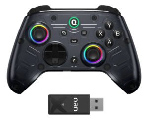 Controle Sem Fio QRD Ferrox M5 Para Xbox Series X/S, Xbox One e PC/iOS/Android Preto