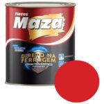 Esmalte Sintético Maza Vermelho Anticorrosivo 900ml Direto Na Ferrugem