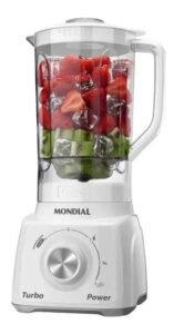 Liquidificador Turbo Power Copo 1,6l 500w L-99-wg Mondial Cor Branco