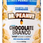 Pasta de Amendoim com Whey Protein Chocolate Branco 600g Dr. Peanut