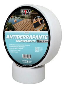 Fita Antiderrapante Ultra Fitas Transparente 50mm x 30m Escadas , Rampas , Segurança