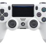Joystick Ps4 sem fio Sony Dualshock 4 V2, cor branca