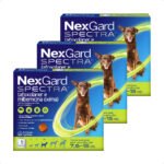 NexGard Spectra 3 Comprimidos Para Cães 7,6 A 15kg Pulgas Carrapatos Vermes
