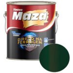 Tinta Esmalte Metalica Maza Direto Na Ferrugem 3,6l Cor Verde Crystal