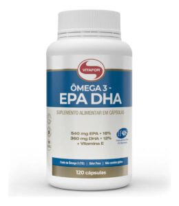 Epa Dha Ômega 3 Vitafor 120 Cápsulas | Vitamina E Natural