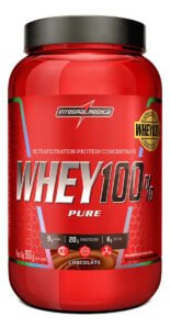 Whey 100% Pure Chocolate 900g Pote – Nutrição Completa para Recuperação e Crescimento Muscular