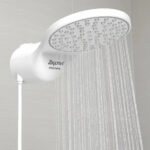 Chuveiro elétrico de parede Zagonel Eletrônica Moment Branco 5500W Produto Nacional de Qualidade