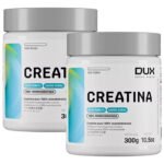 Kit 2 Creatina Monohidratada 300g Qualidade Dux Human Health Sabor Neutro