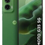 Smartphone Motorola Moto g35 5G – 128GB 12GB (4GB RAM+8GB Ram Boost) e Camera 50MP com AI NFC Tela 6.7″ com Superbrilho – Verde – Vegan Leather