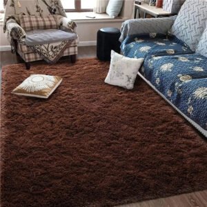 Tapete 2,00×1,50 Peludo Felpudo Sala E Quarto Cores Cor Marrom