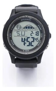 Relógio Masculino À Prova D’água Esportivo Multifuncional Bisel S909-PRETO