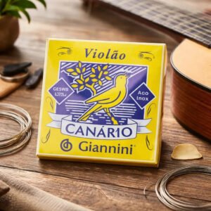 Encordoamento Violão Aço Inox Jogo C/6 Giannini Canario