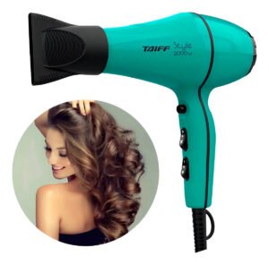 Secador De Cabelos Leve, Ergonômico E Potente Cor Azul-tiffany
